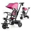 BABY JOY Tricycle, 4 in 1 Toddler Bike W/Removable Push Handle, Reversible Seat, Foldable Footres... | Amazon (US)
