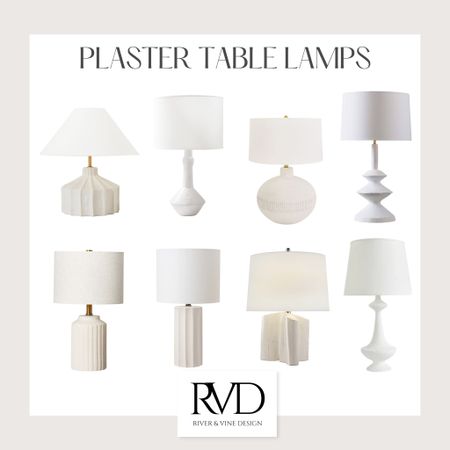 Adding a touch of elegance to any room with these beautiful white plaster table lamps!
#shopltk, #shopltkhome, #shoprvd, #tablelamps, #plaster , #plastertablelamp, #plasterdecor, #contemporarylighting, #contemporarytablelamps

#LTKhome #LTKFind #LTKstyletip