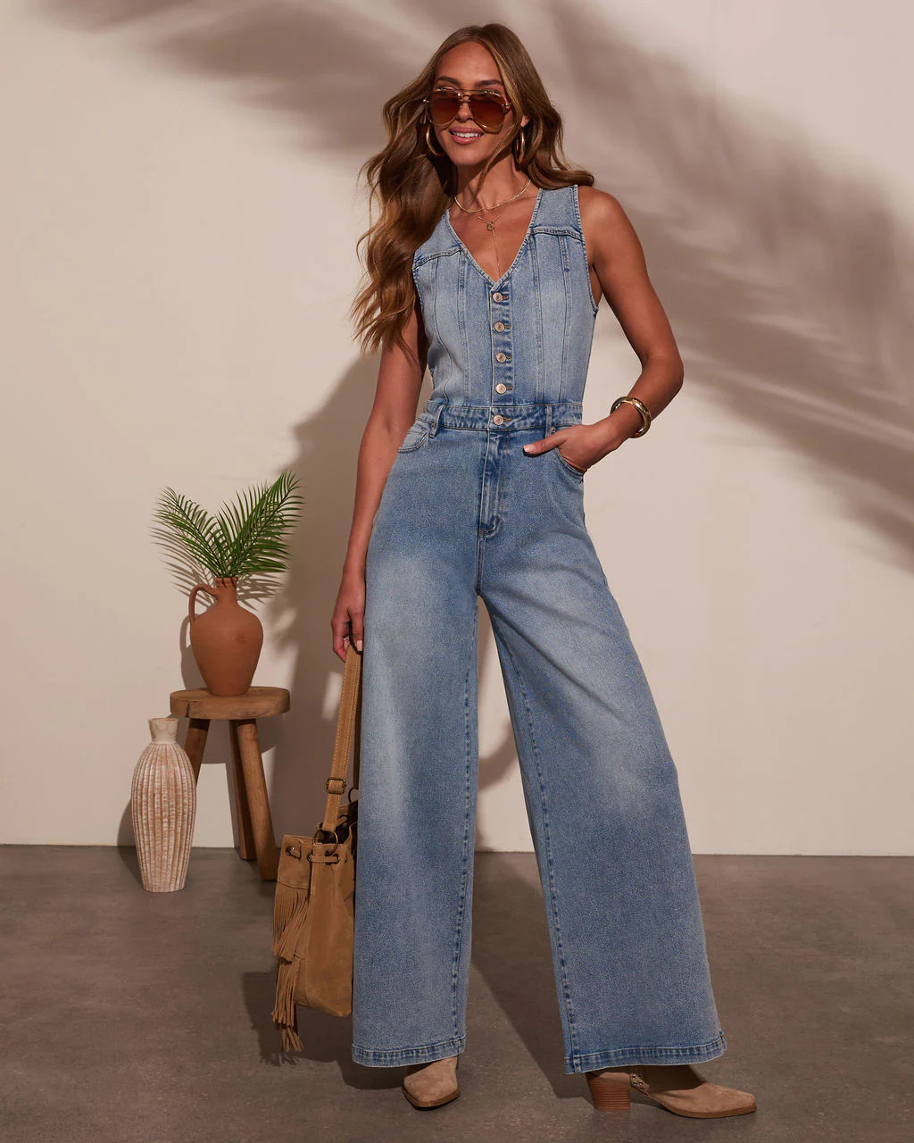 Ziggy Denim Jumpsuit | VICI