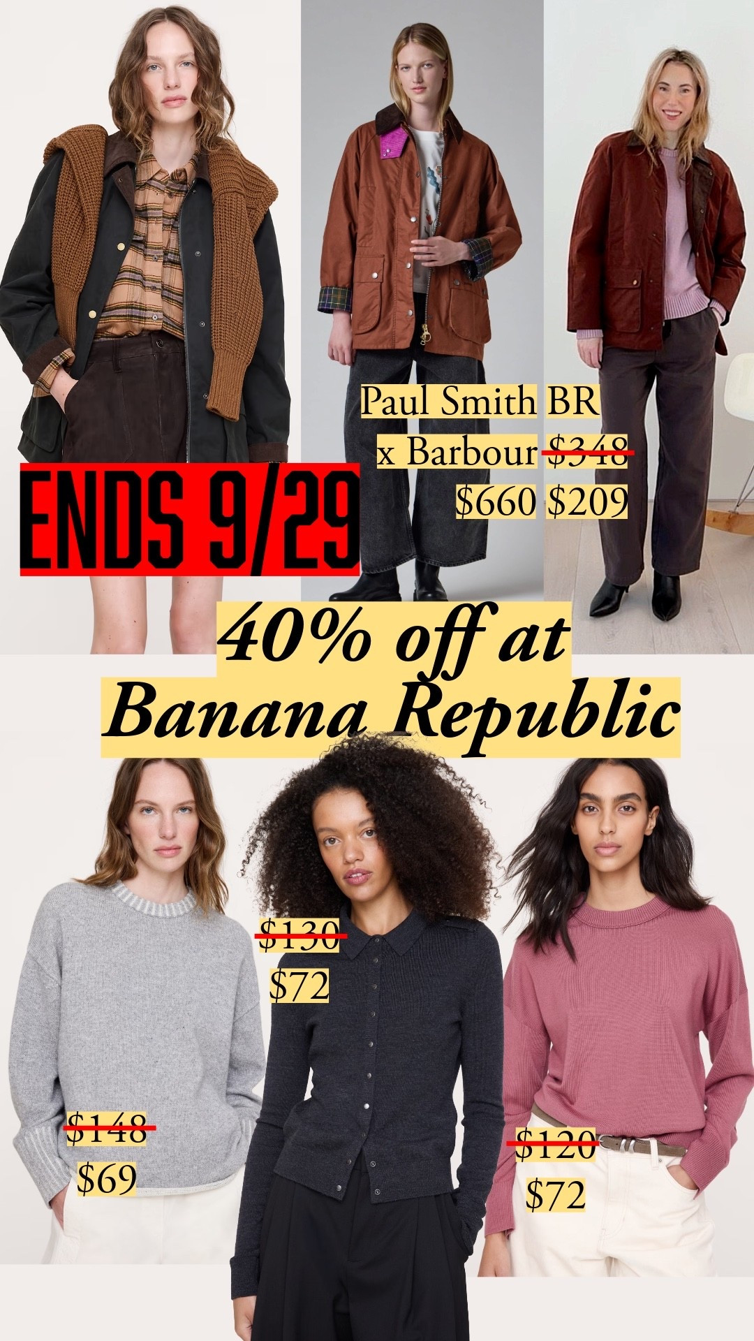 Sale runs 9/18 - 9/29. Free express shipping with $175+ with code BRSHIP. Start with the archive reissue jacket, waxed cotton with a corduroy storm collar and a removable plaid liner, based on a 1984 catalog original. The plaid utility shirt matches across the pocket and side seam, which is rare at this price, and the linen shirts have shell buttons and a collar that holds its shape. Everything is true to size unless noted; 40% off for friends & family.

#LTKootd #LTKSeasonal #LTKSaleAlert