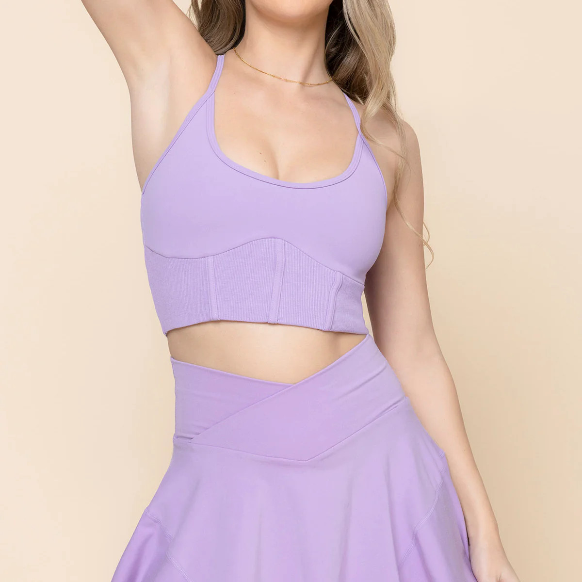 Crisscross Hourglass® Twirl Skort - Digital Lavender | POPFLEX
