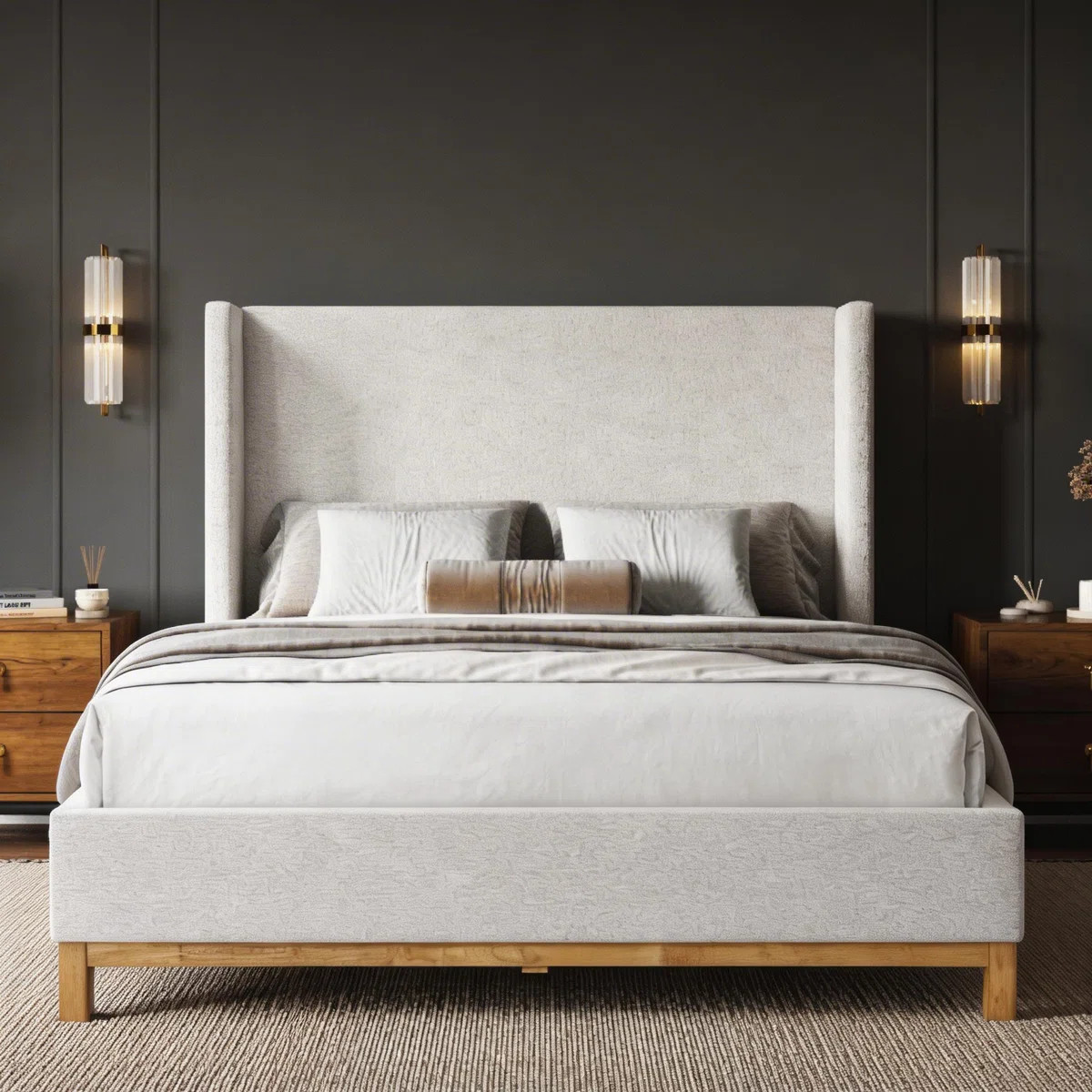 Boden Upholstered Wingback Bed Frame | Wayfair North America
