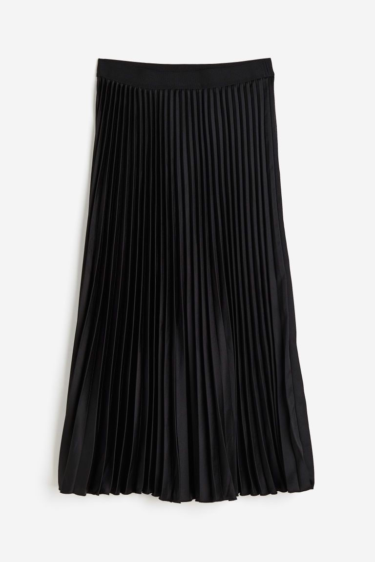 H & M - Pleated Skirt - Black | H&M (US + CA)