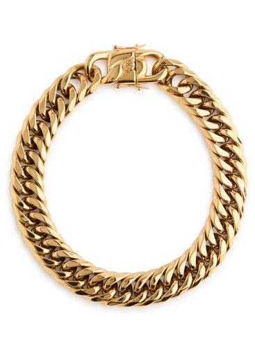 The Juliet 18kt gold-plated chunky chain necklace | Harvey Nichols