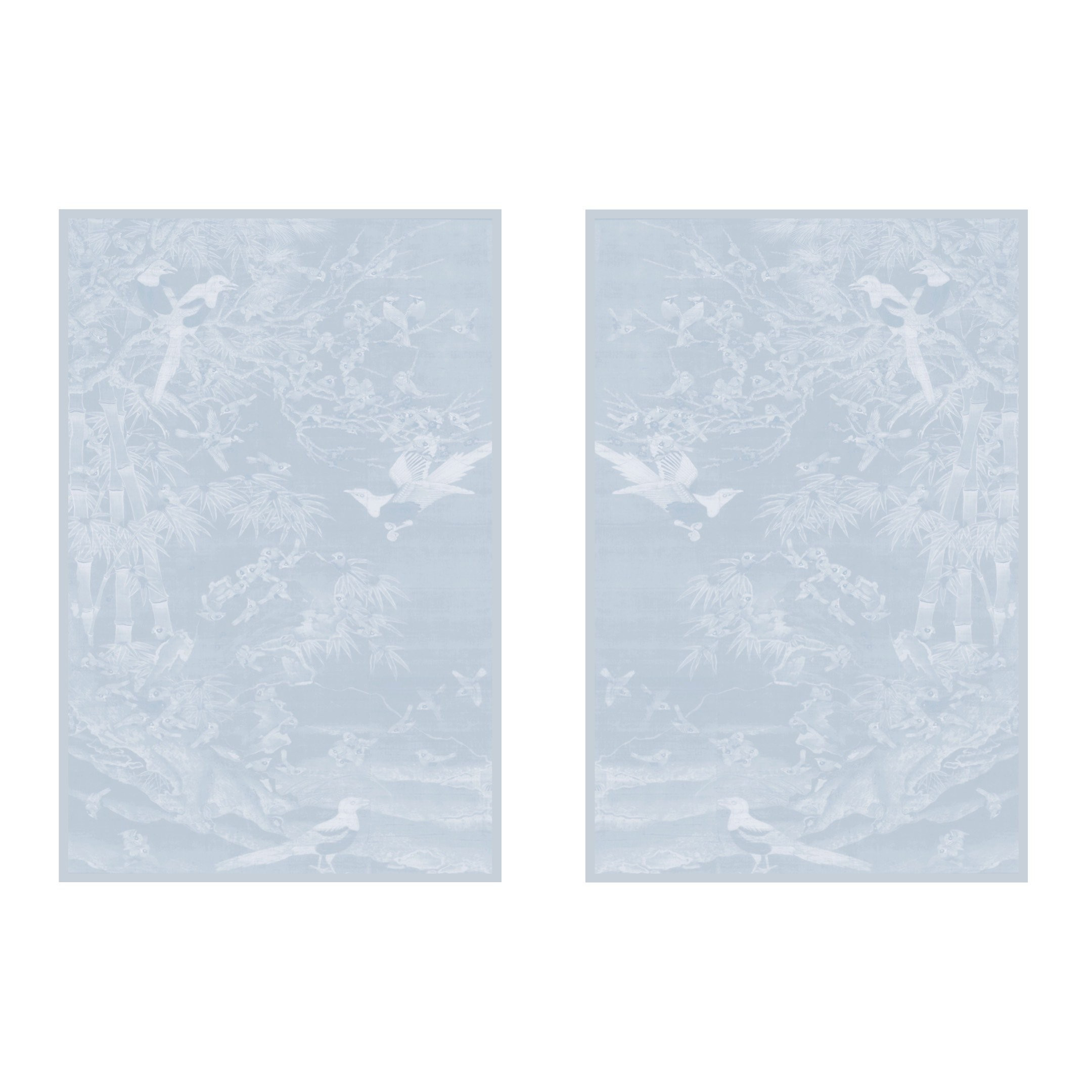 Vintage Bird Mural Pair | Urban Garden Prints