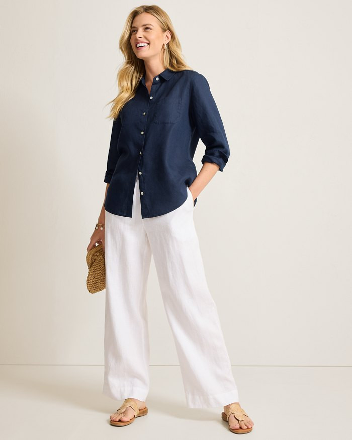 Coastalina Linen Relaxed Top | Tommy Bahama