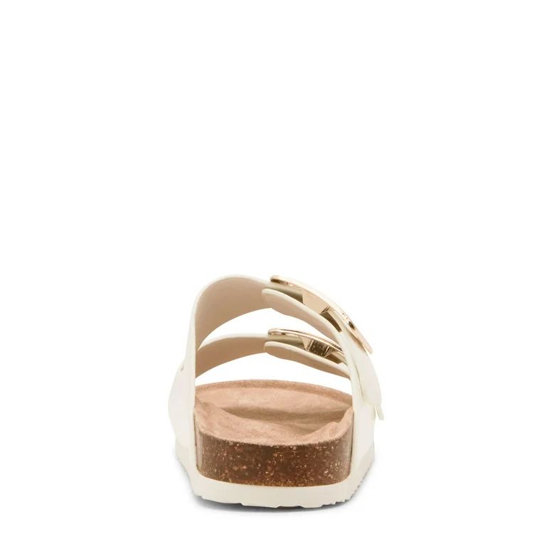 Madden Girl Women's Bodiee Two Strap Flat Footbed Sandal | Walmart (US)
