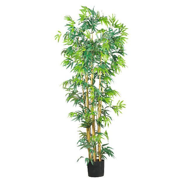 Nearly Natural 6' Bambusa Bamboo Silk Tree | Target