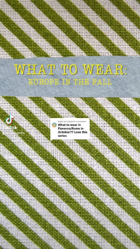 What to Wear: Europe in the fall. 

A capsule wardrobe that’s practical, comfortable, and still a little fun. 

#LTKMidsize #LTKTravel #LTKStyleTip