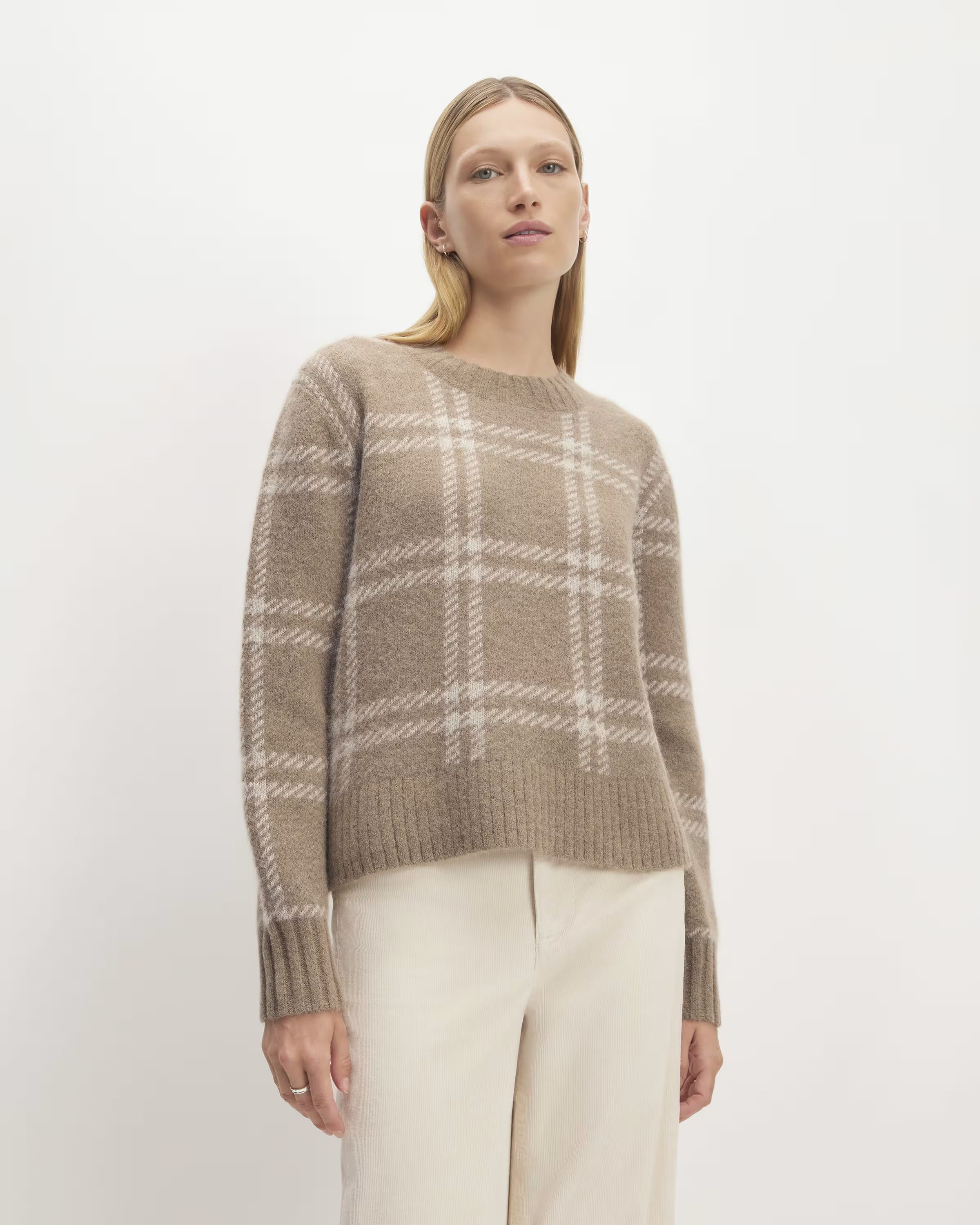 The Alpaca Cropped Crewneck Sweater | Everlane