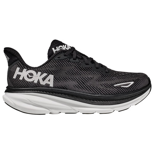 HOKA Mens HOKA Clifton 9 - Mens Shoes Black/White Size 13.0 | Foot Locker (US)