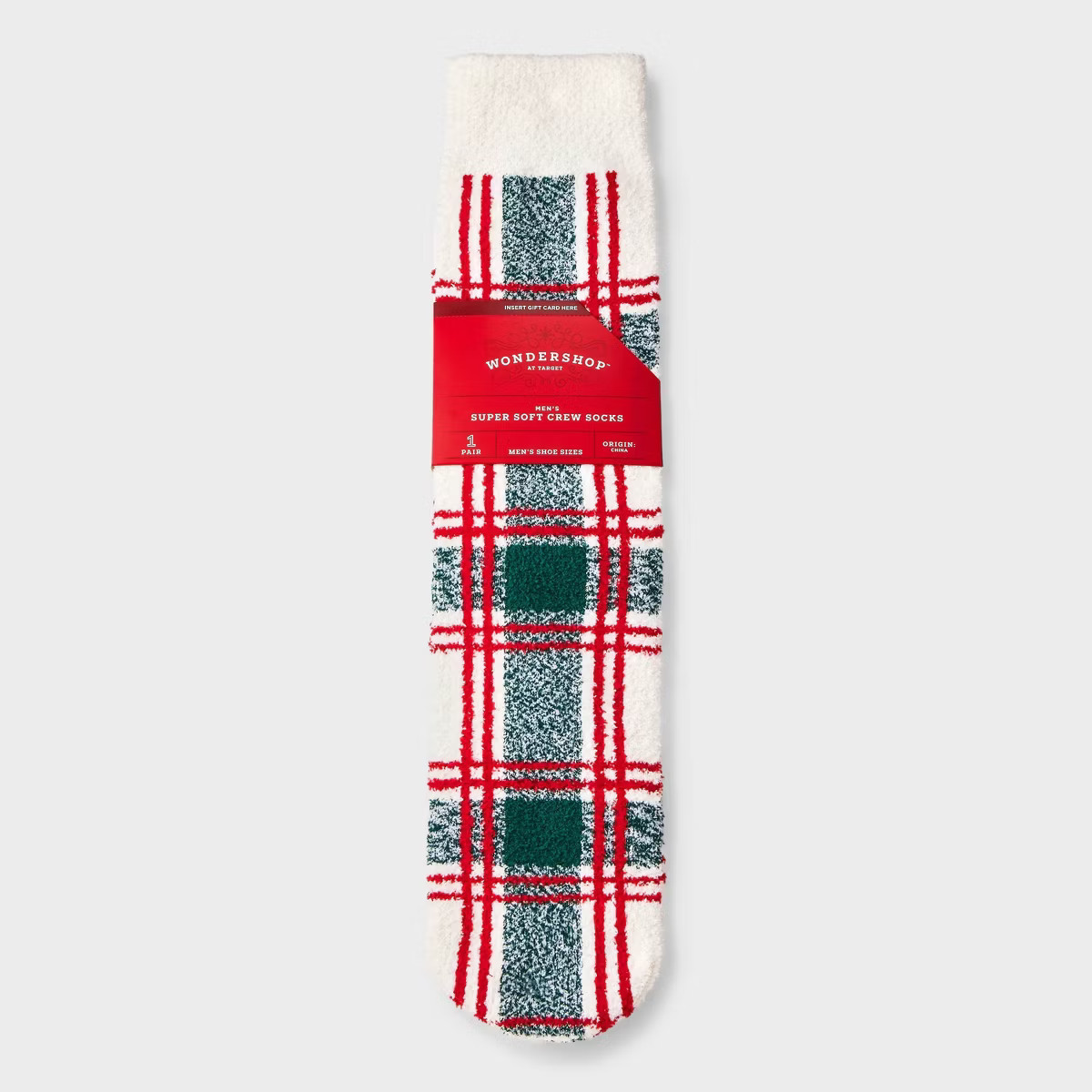 Men's Cozy Crew Socks - Wondershop™ -  6-12 | Target