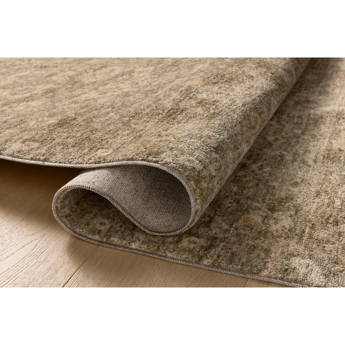 Magnolia Home by Joanna Gaines x Loloi Junie Lagoon / Natural Area Rug | Wayfair North America