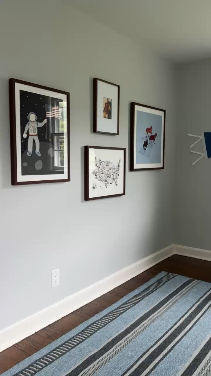 A gallery wall is such a fun way to make a kid’s room feel personal. Mixing playful artwork with simple wood frames gives the space character while still feeling pulled together.

kids room decor, boys room decor, gallery wall, kids gallery wall, framed art, wall decor, kids room ideas, bedroom decor, boys bedroom, kids wall art, girlonthehudson

#LTKKids #LTKSeasonal #LTKHome
