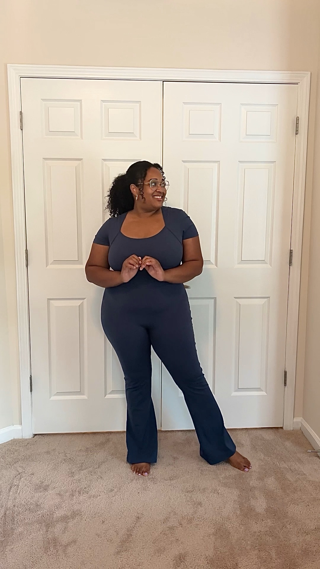 Regular stats:
Size 14
5’4”
215 lbs
Wearing size XL

#LTKFindsUnder50 #LTKMidsize #LTKPlusSize