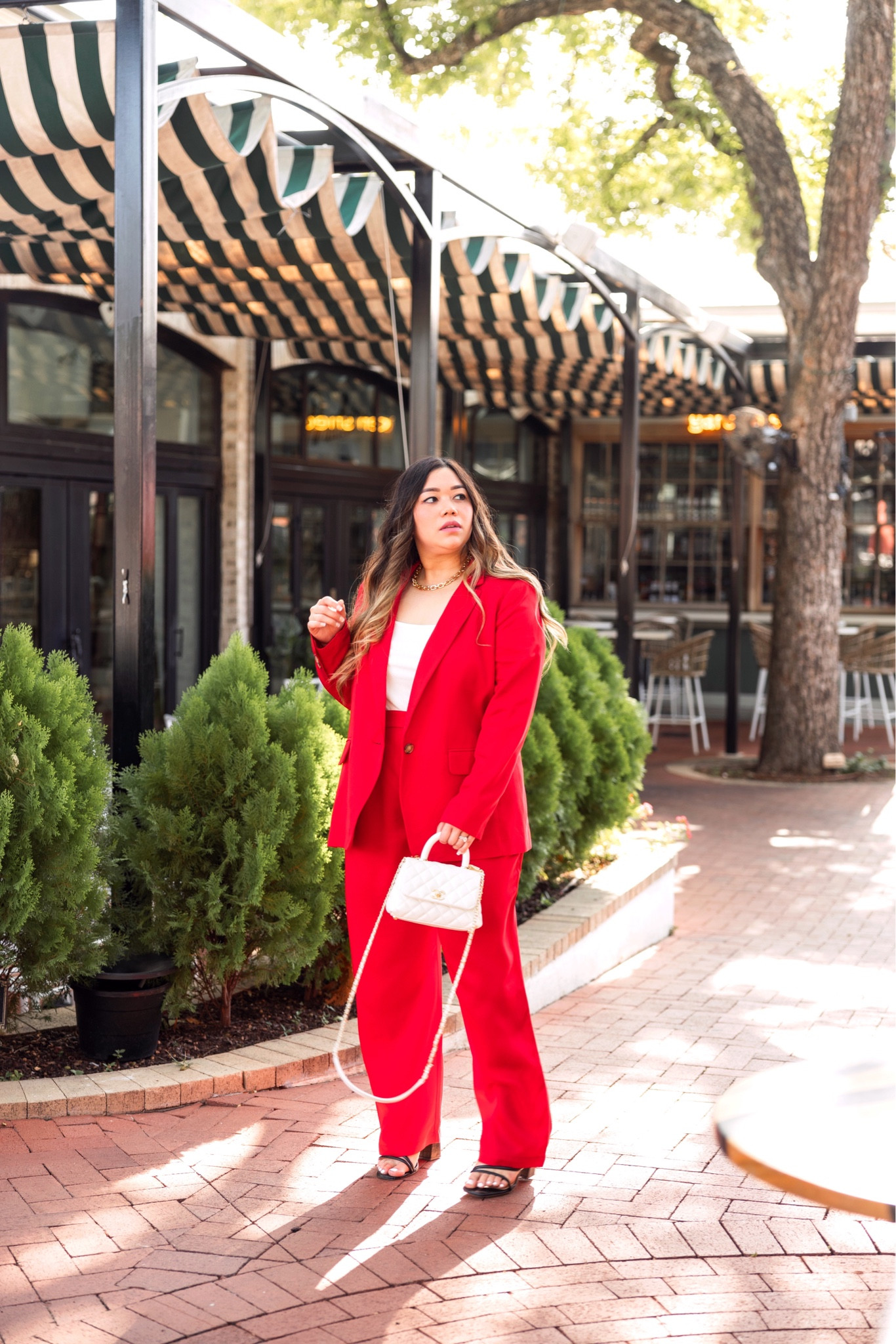 Red blazer, red trousers, red pantsuit, red power suit, red suit, loft outfit, 9 to 5 style, office wear, workwear, office style, office outfit, work outfit, work style, corporate office, corporate style, work fashion, office fashion, red wide leg trousers, loft style 

#LTKSeasonal #LTKFind #LTKworkwear