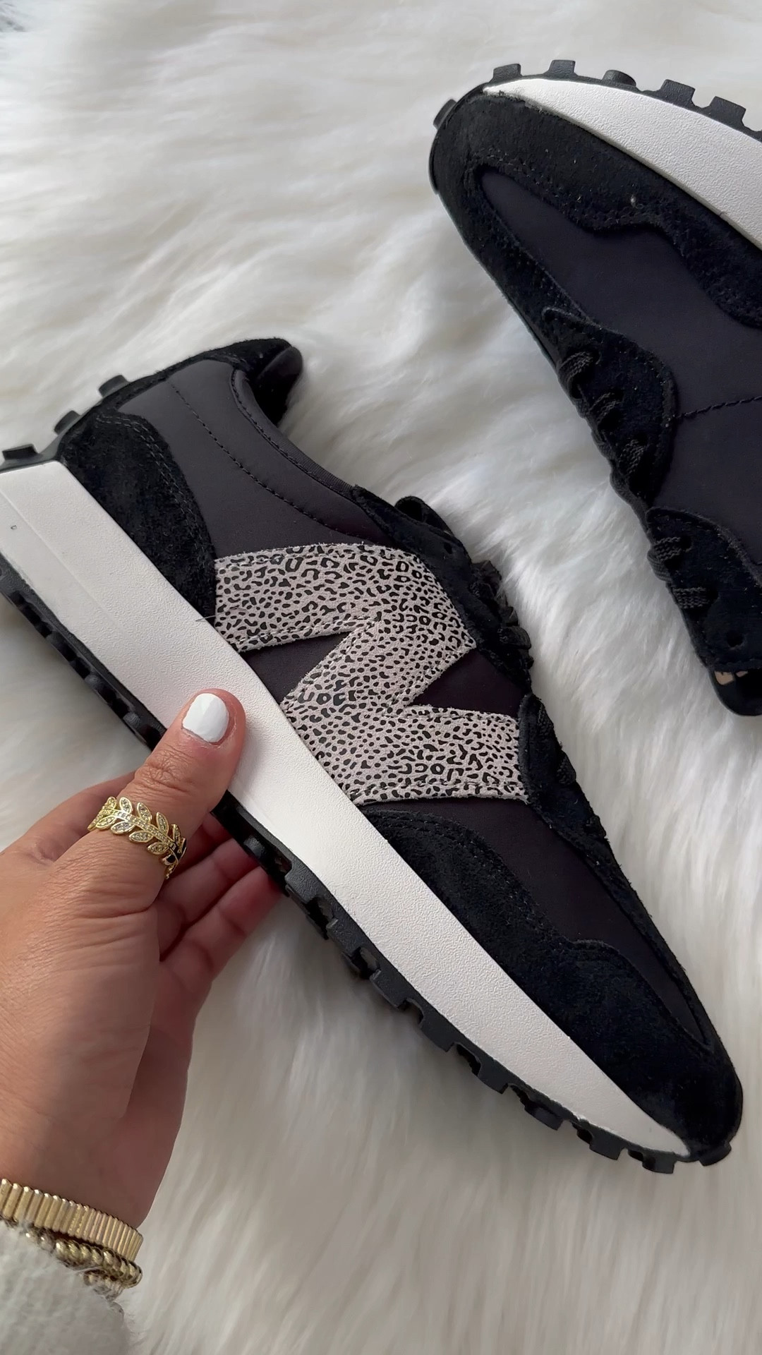 New balance sneakers fully back in stock. Runs true to size 