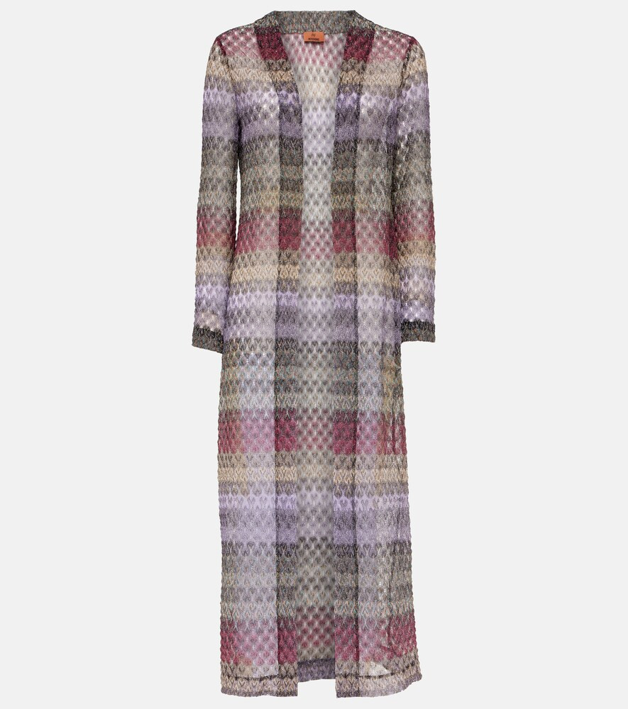 Missoni Metallic-knit mesh cardigan | Mytheresa (US/CA)