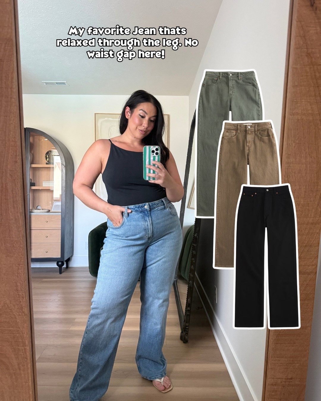 My favorite jeans for a reason! Comfy and flattering on my curves. Wearing a 33 @abercrombie 

Midsize fashion, ootd, outfit inspo, denim

#LTKootd #LTKSeasonal #LTKMidsize
