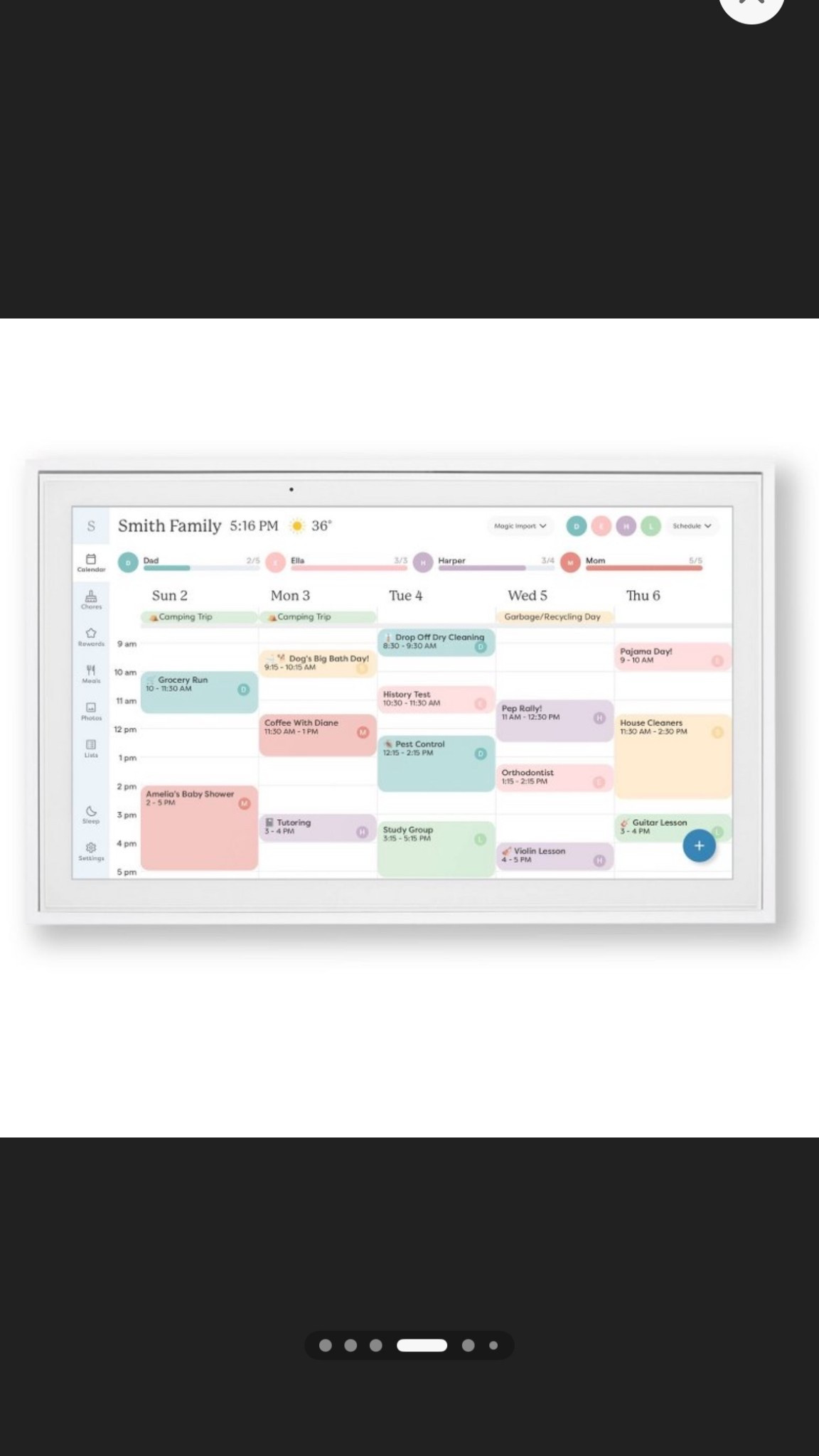 A great way to keep your busy family life organized! Skylight, family organizing
