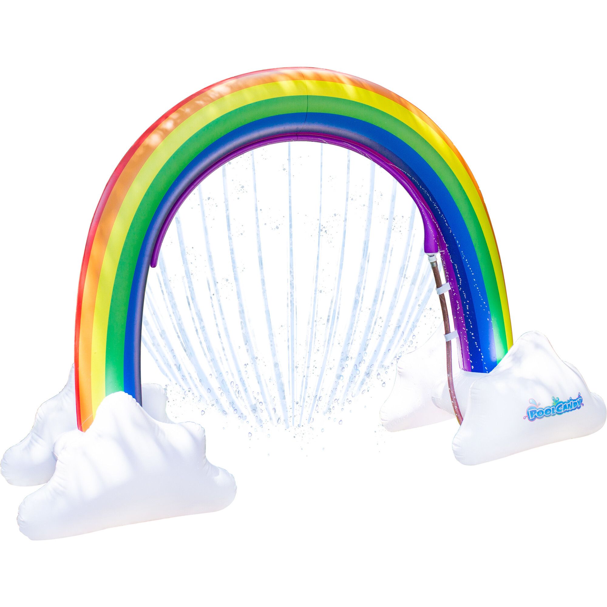 Giant Inflatable Rainbow Sprinkler - PoolCandy Water Play | Maisonette | Maisonette