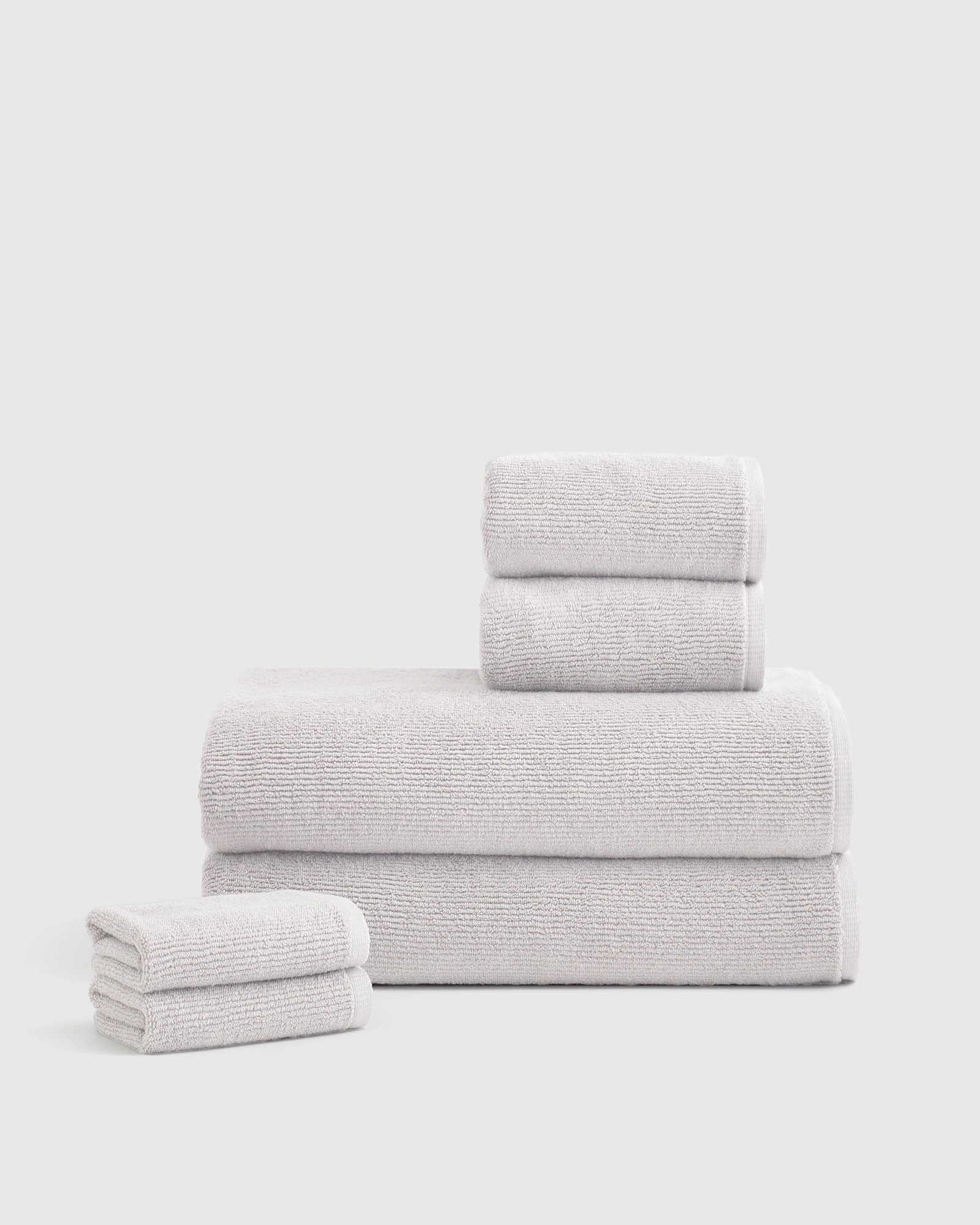 Turkish Ribbed Quick Dry Bath Sheet Bundle | Quince