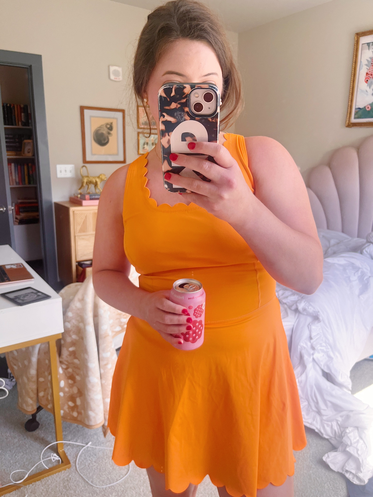 Scallop workout dress under $50. Wearing a medium 

#LTKFindsUnder50