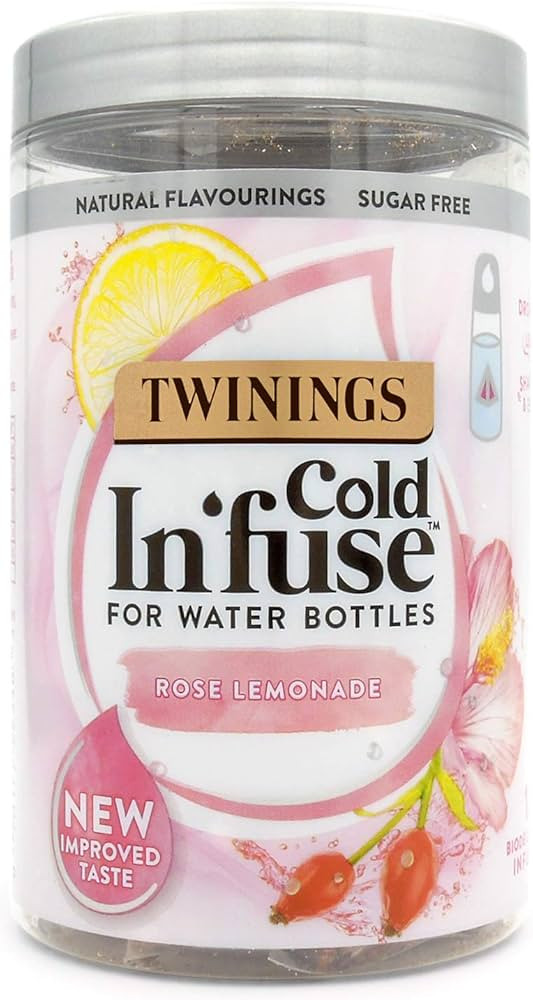 Twinings Cold In'Fuse For Water Bottles - Rose Lemonade | Amazon (US)