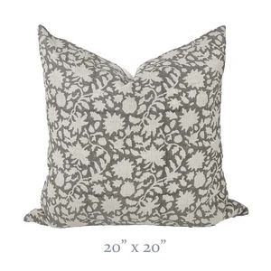 PILLOW COMBO Classic Neutrals, Cream Pillow, Grey Print Pillow, Stripe Pillow, Pillow Combination... | Etsy (US)