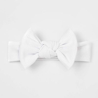 Baby Girls' Oversize Headwrap - Cloud Island™ White | Target
