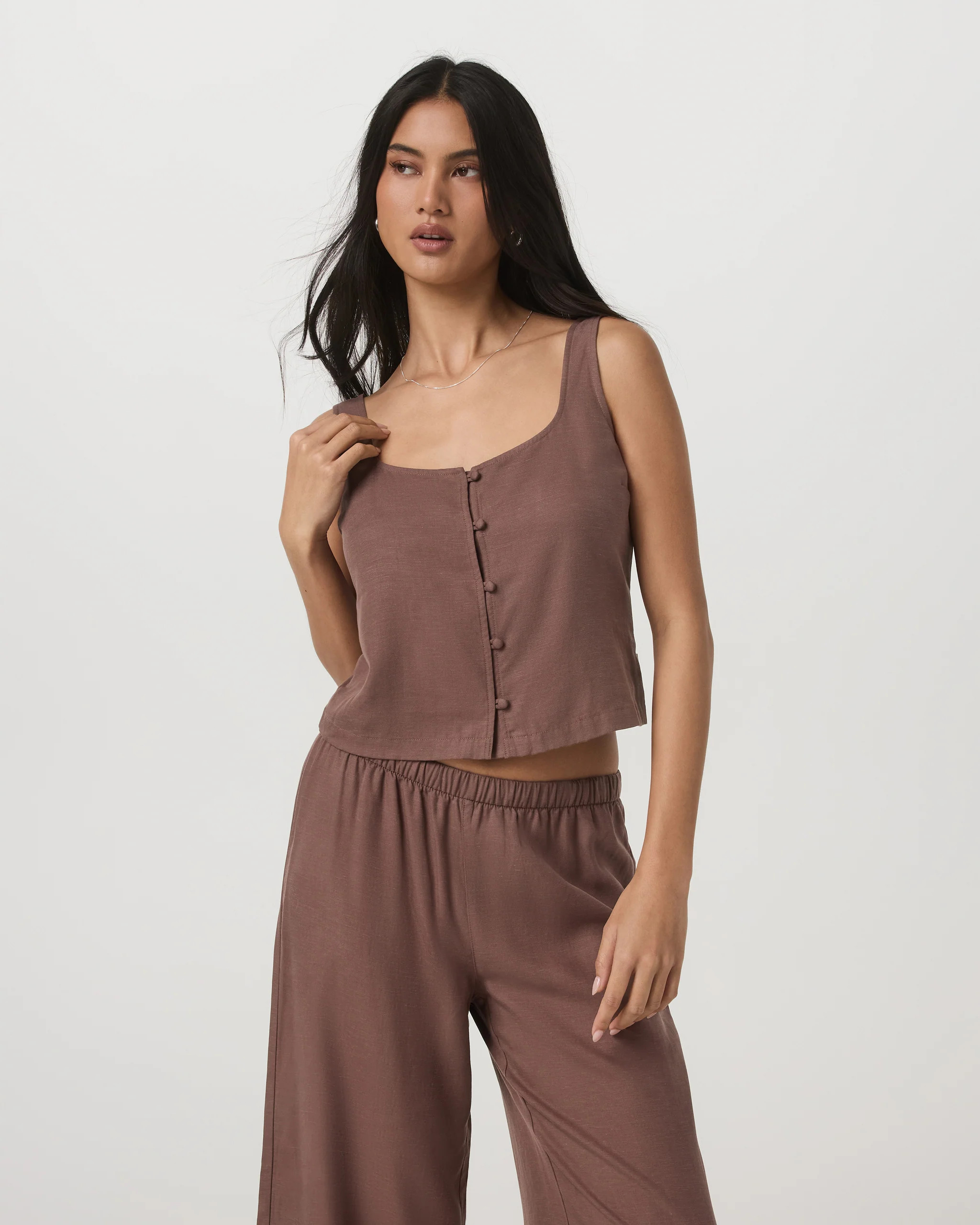 Trestles Twill Button Front Top | Vuori Clothing (US & Canada)