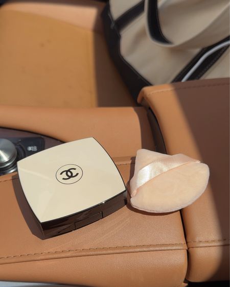 My car essential! I always carry around powder to help my sunglasses lines! This Chanel powder and amazon powder puff are the best!🤍

#LTKBeauty
