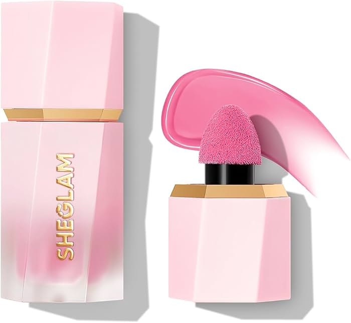 SHEGLAM Color Bloom Liquid Blush Makeup for Cheeks Matte Finish - Petal Talk | Amazon (US)
