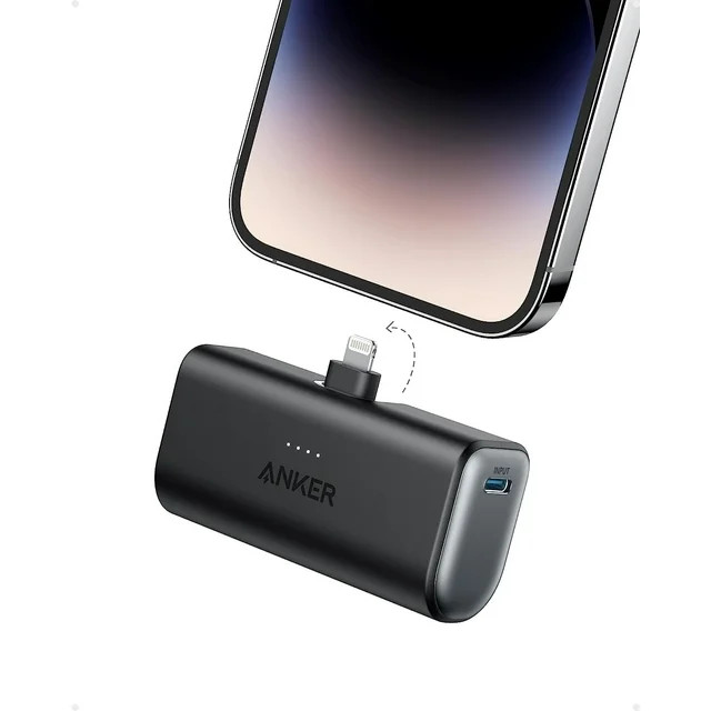 Anker Portable Charger with Built-in Lightning Connector, MFi Certified, Battery Pack 5,000mAh 12... | Walmart (US)