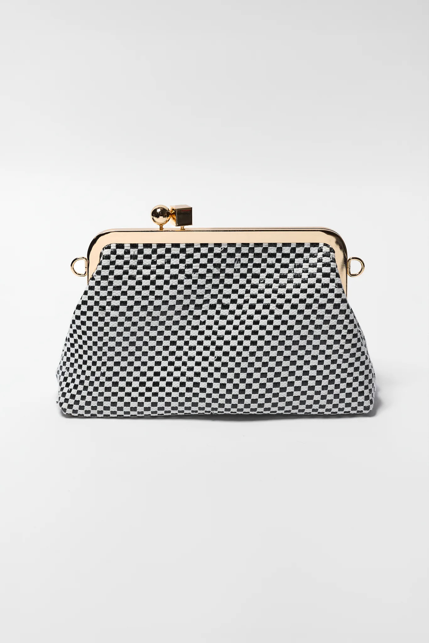 Black Woven Clutch Bag | Avara