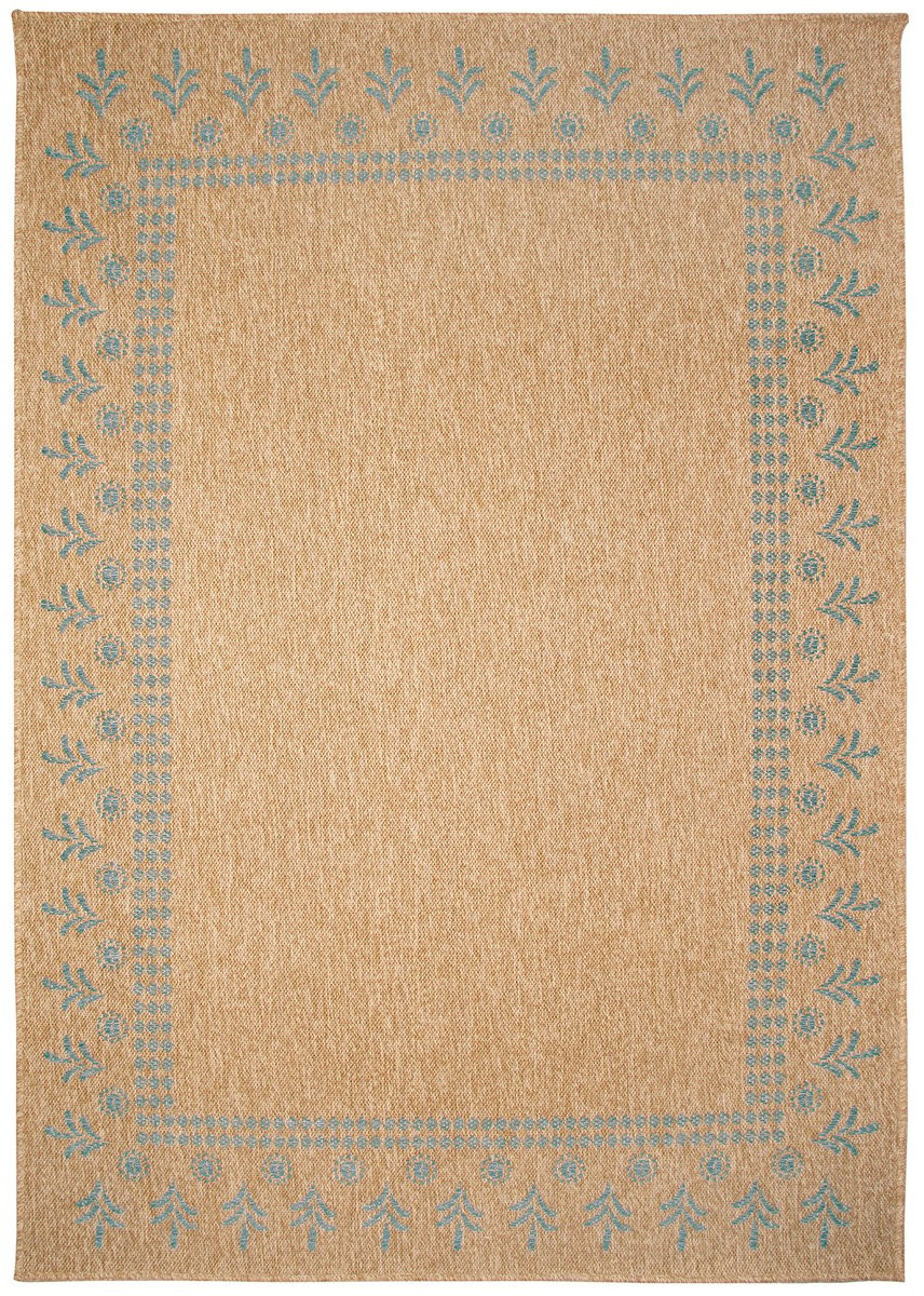 Sahara - Block Print Border Area Rug | Rugs Direct
