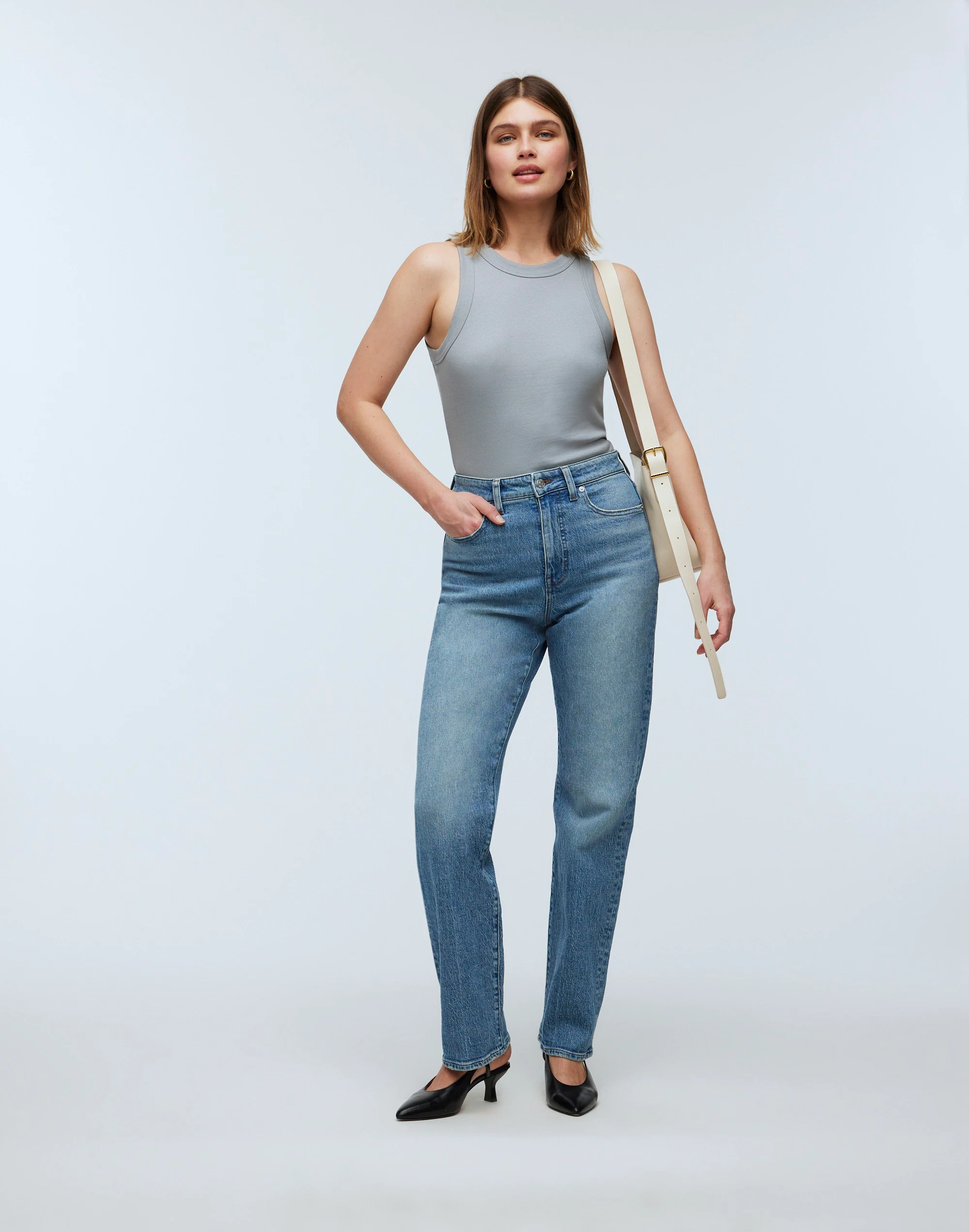 Supima® Rib Cutaway Tank | Madewell