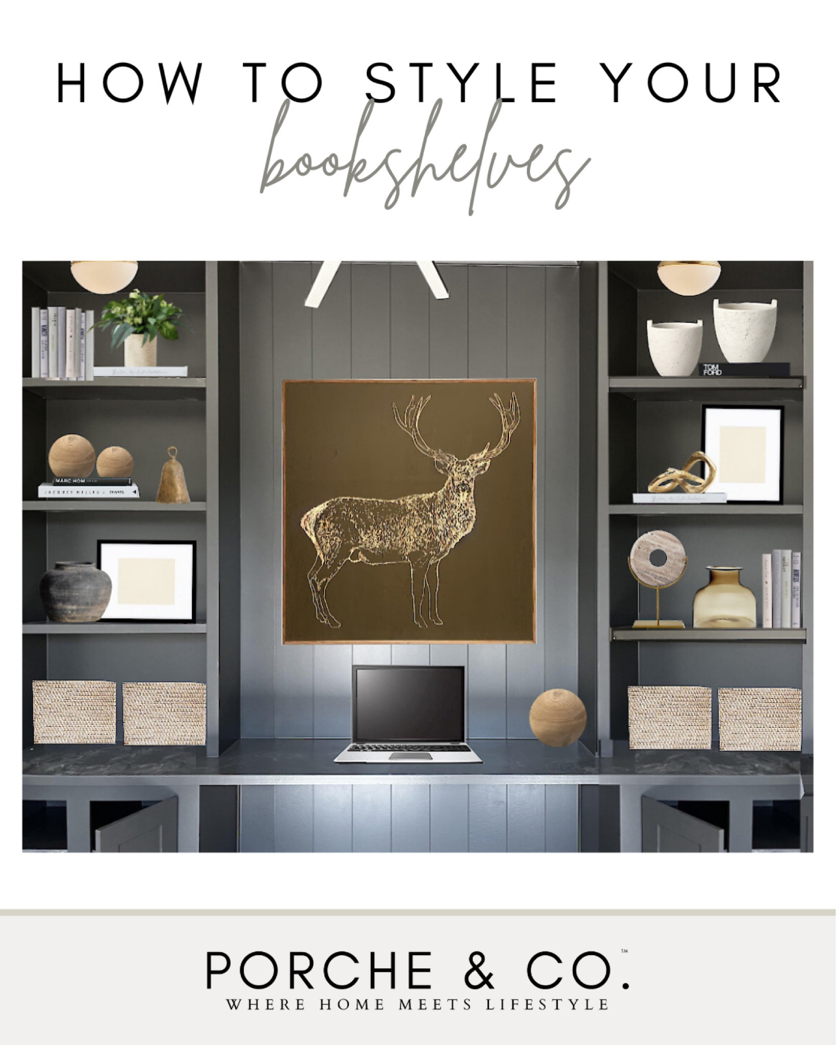 Shelf styling, how to, design tips and tricks, office shelves, decorative objects #modernclassic #shelfdecor #shelfinspo

#LTKhome #LTKstyletip #LTKSeasonal