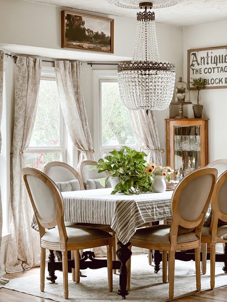 Make a cozy statement to your dining room space with these cottage inspired decor additions. 🫶🏼

#LTKhome #LTKSeasonal #LTKFind