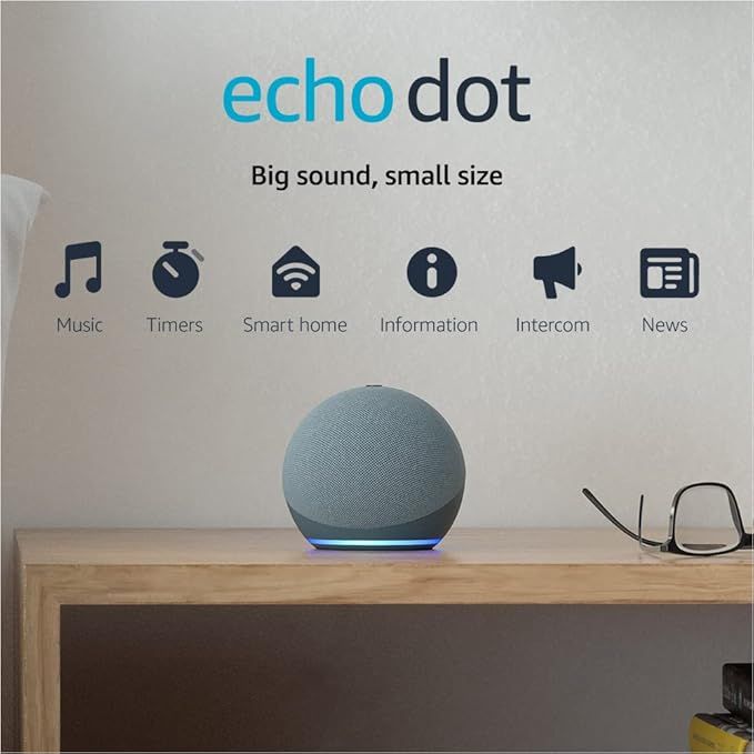 Echo Dot (4th Gen) | Our most popular smart speaker with Alexa | Twilight Blue | Amazon (US)