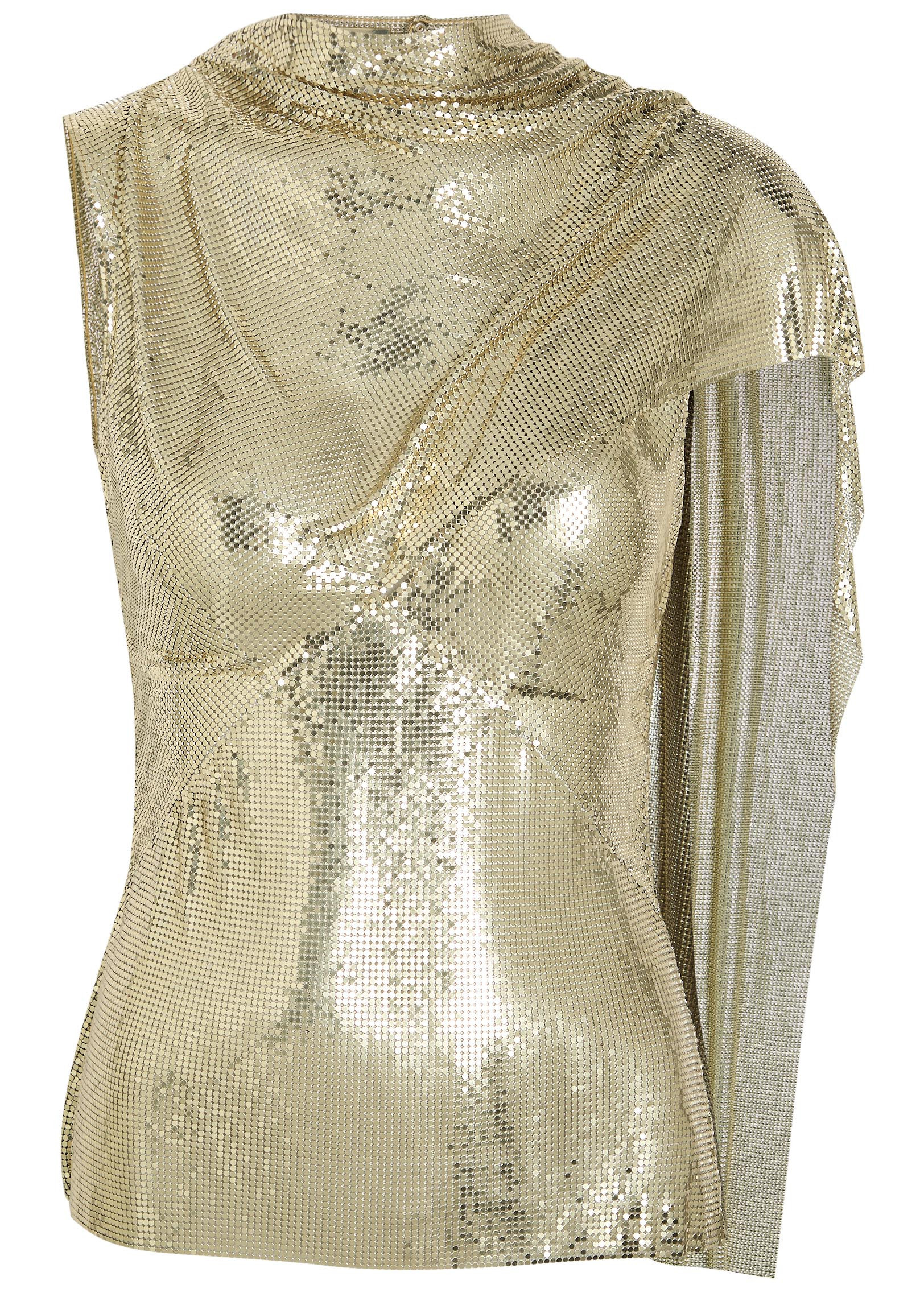 Draped chainmail top | Harvey Nichols