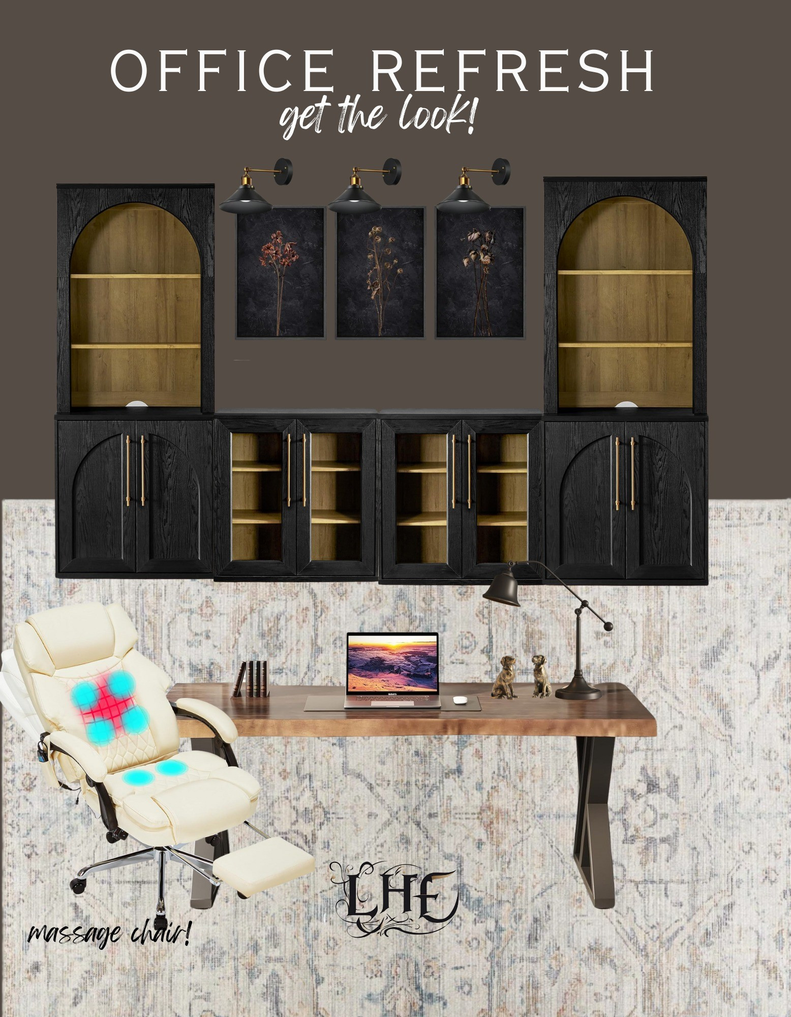 Office refresh! Im loving this look! Shop by clicking the thumbnails below 👇... office decor, office chair, office furniture, office rug, office look, office decor, office refresh, computer desk, desk, desk chair, desk office, office wall art, office art, rug, vintage rug, rug sale, living room rug

#LTKHome #LTKStyleTip #LTKSaleAlert