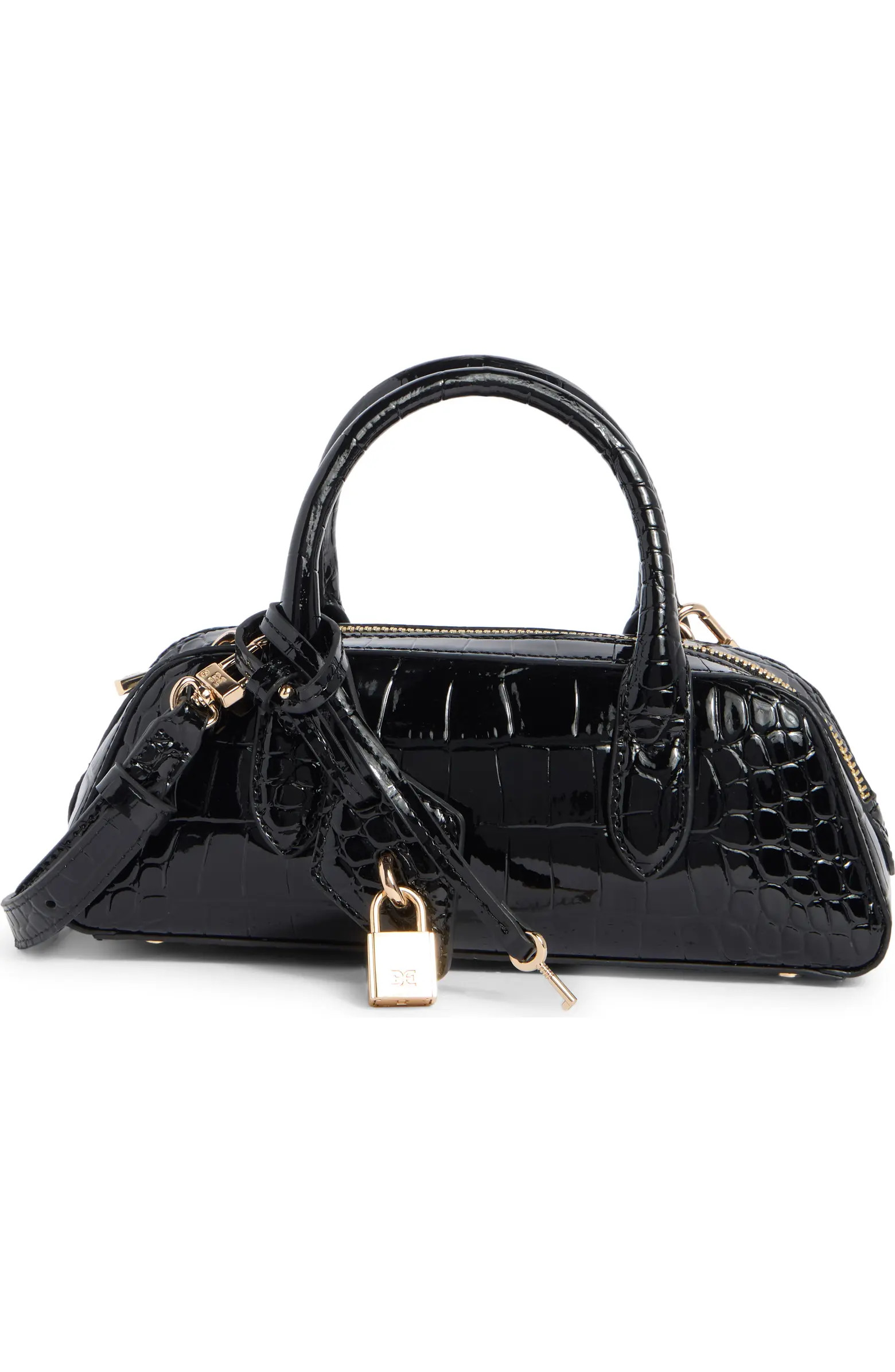 Micro Nori Faux Leather Bowler Satchel | Nordstrom