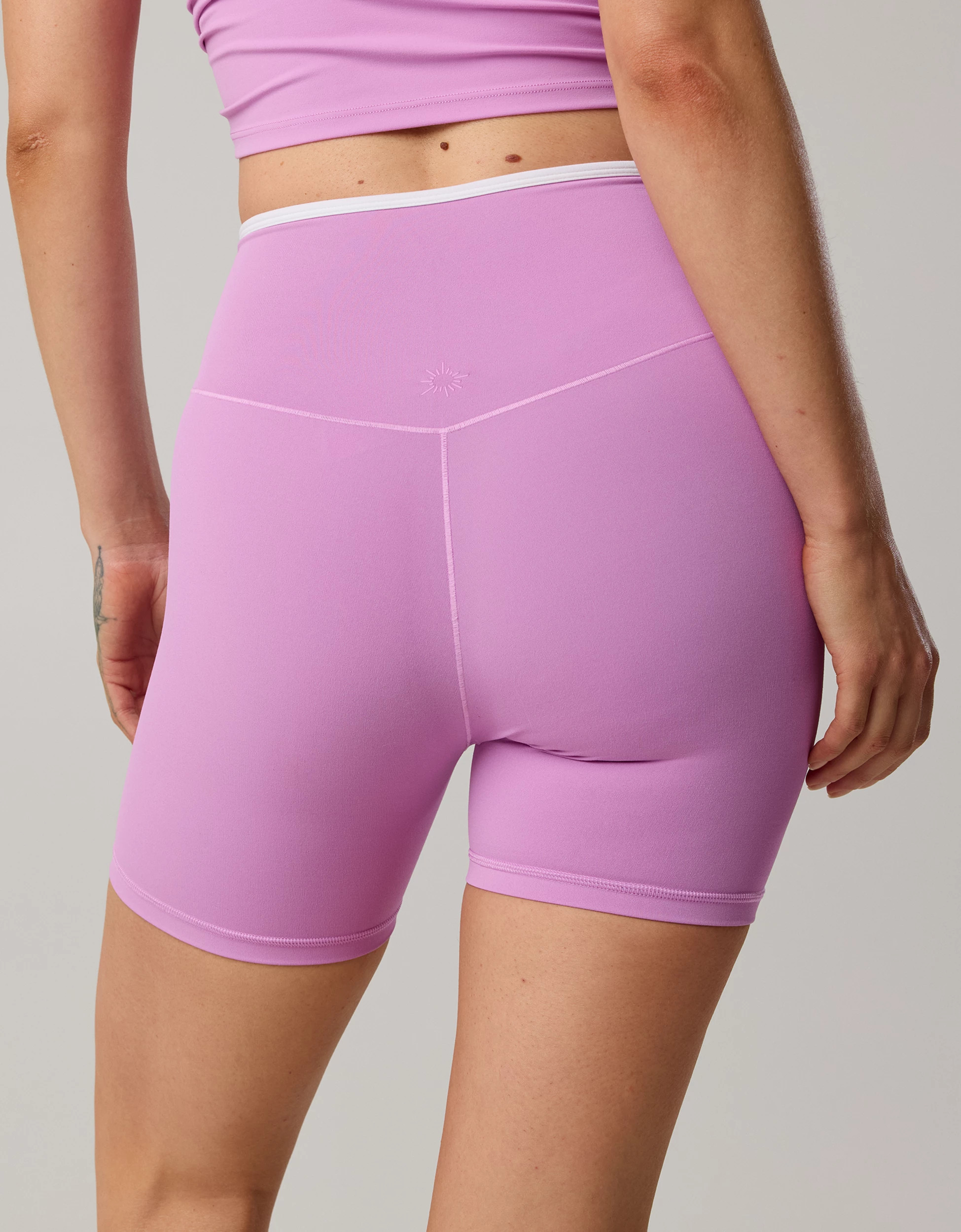 OFFLINE By Aerie Real Me Tipped Crossover High Waisted 5" Bike Short | Aerie