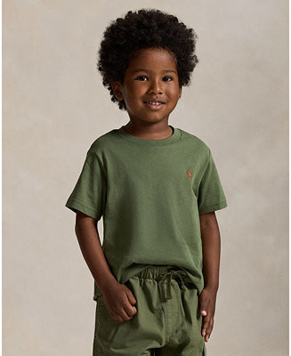 Toddler and Little Boys Cotton Jersey Crewneck T-Shirt | Macy's