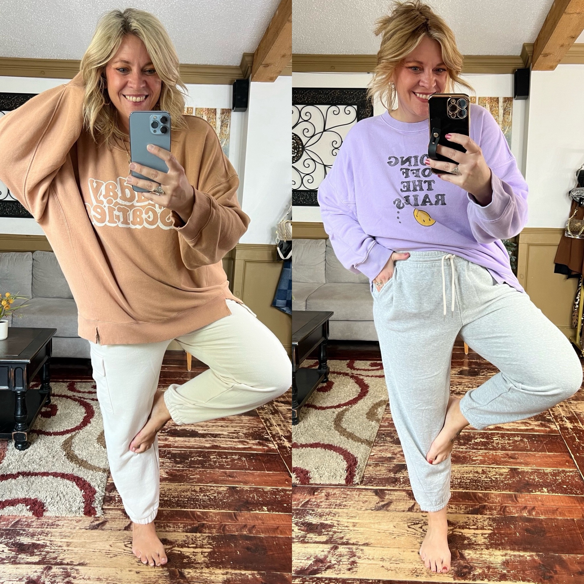 Aerie oversized sweatshirts - I wear size xl for that oversized cozy fit for leggings , loungewear 

#LTKplussize #LTKfindsunder50 #LTKSpringSale