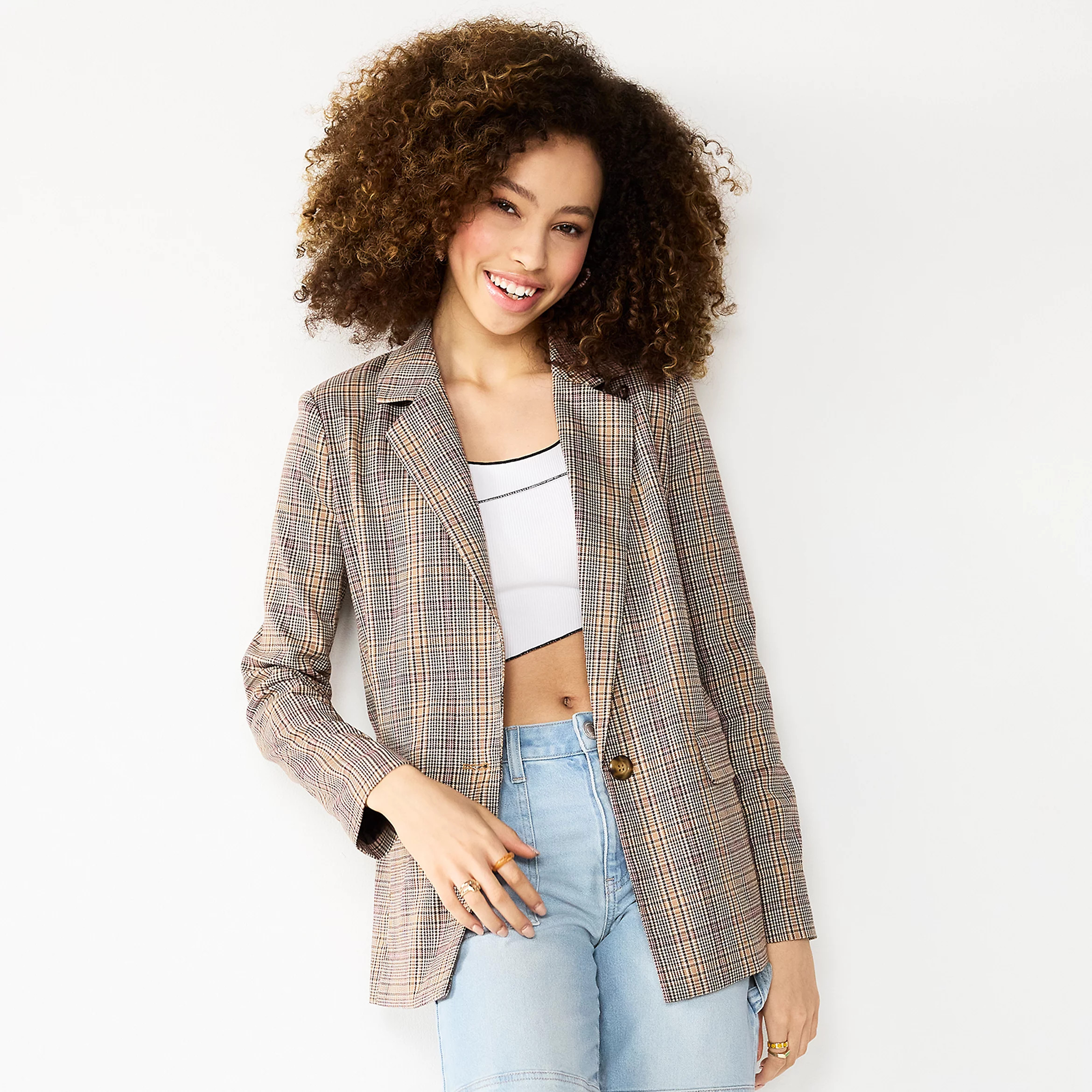 Juniors' SO® Oversized Blazer | Kohls | Kohl's