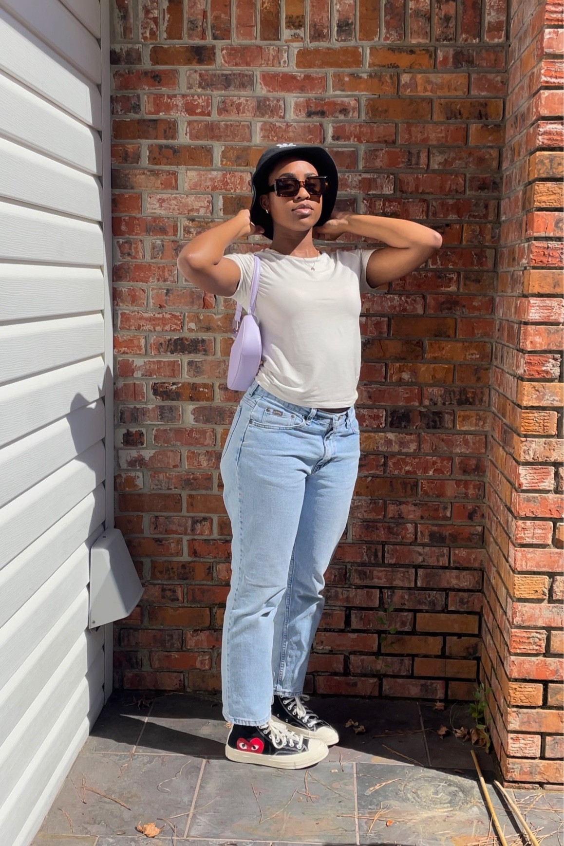 simple white tshirt paired with blue jeans and an Adidas bucket hat 

#LTKunder50 #LTKunder100 #LTKfit