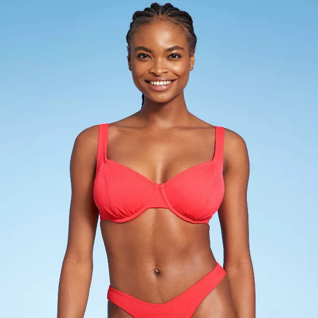 Juniors' Ribbed Underwire Bikini Top - Xhilaration™ | Target