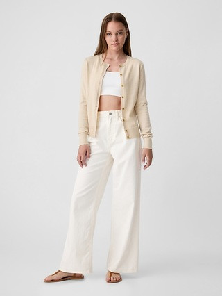 Crewneck Cardigan | Gap Factory